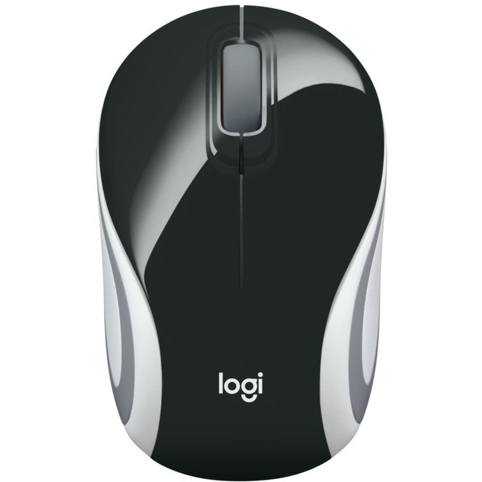 Logitech 910-005459 Wireless Ultra Portable M187 Mouse, 2.4 GHz, 1000 DPI Optical Tracking, 3-Buttons, PC/Mac/Laptop - Black