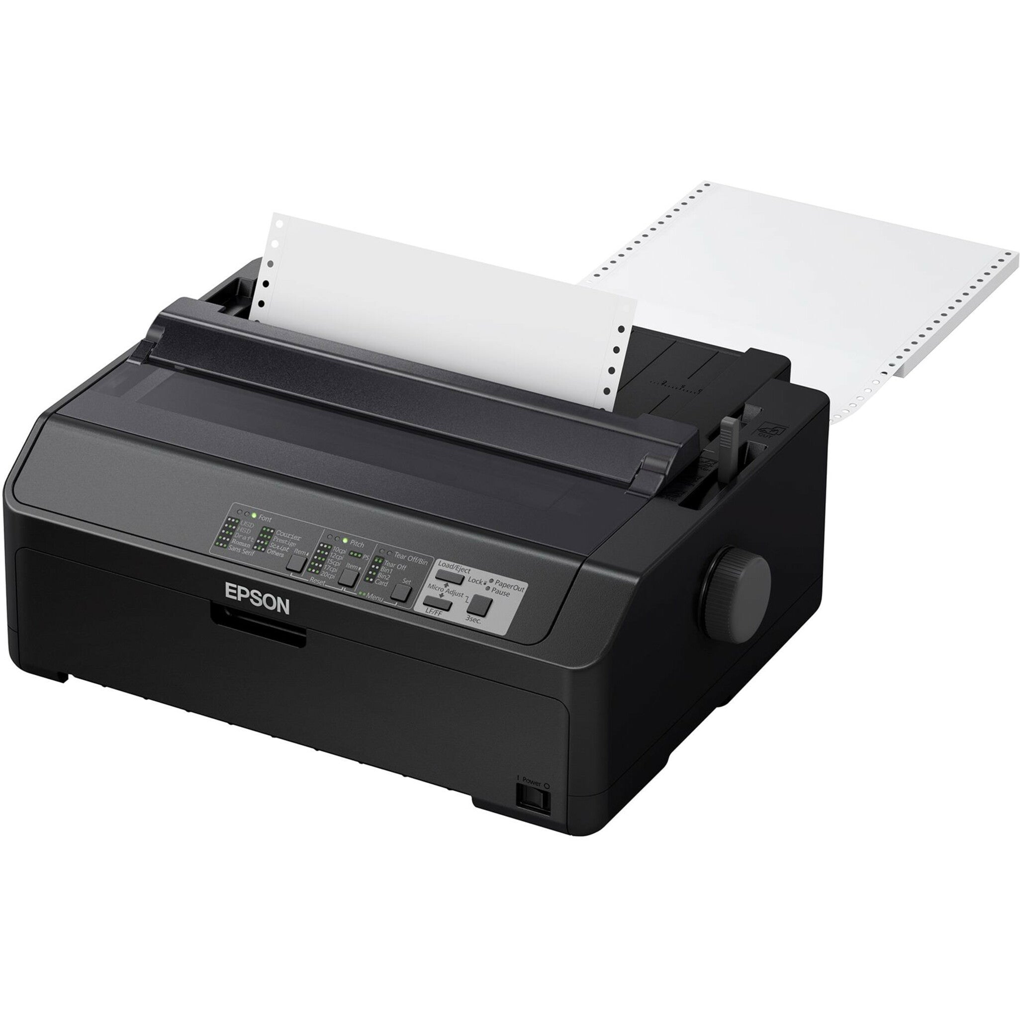 Top view of Epson LQ-590II NT showing paper handling mechanism-alternate-image6