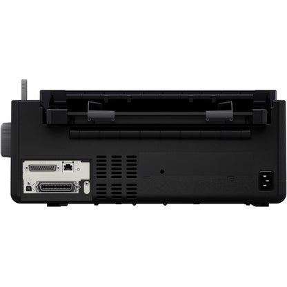 Rear view of Epson LQ-590II NT showing connection ports and interfaces-alternate-image5