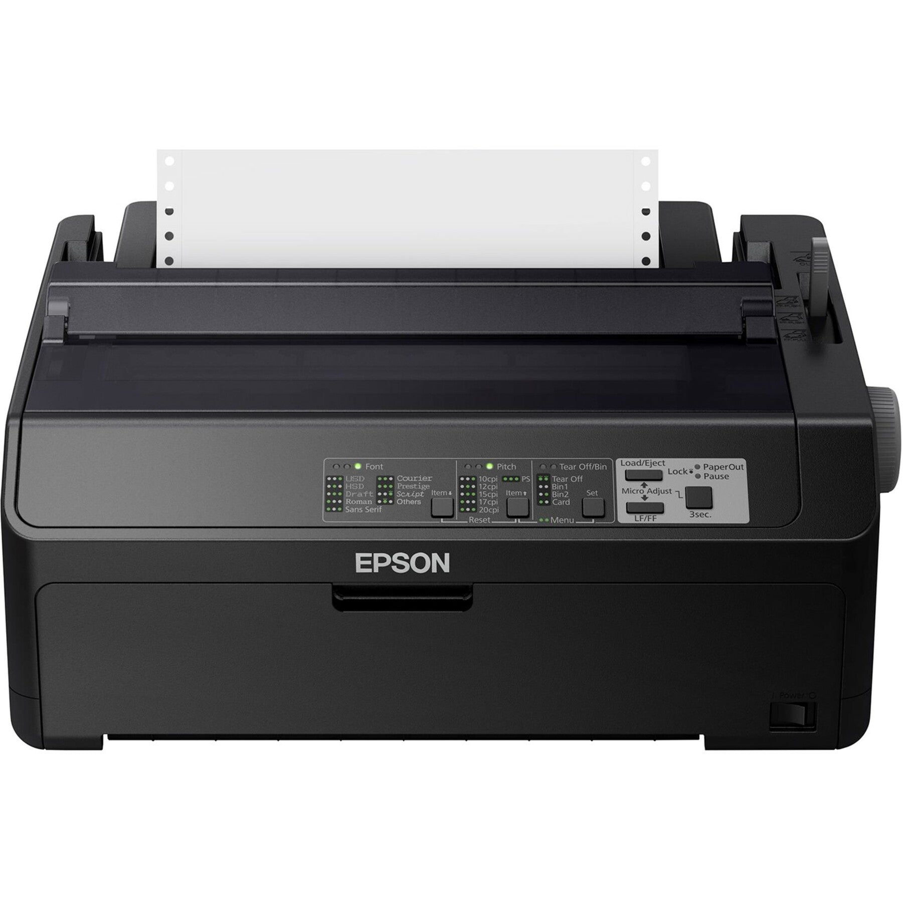 Epson C11CF39201 LQ-590II Impact Printer Series, 24-Pin, Monochrome, 584 cps
