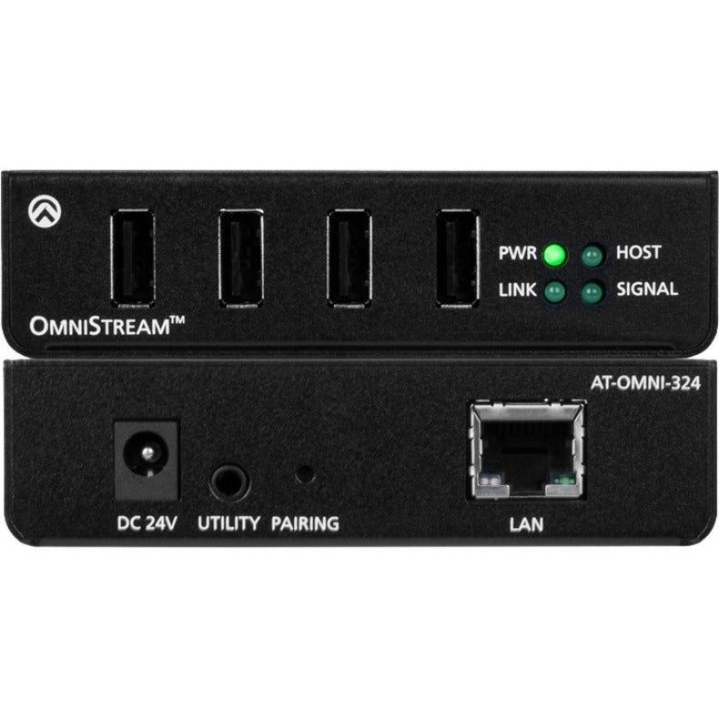 Atlona AT-OMNI-324 OmniStream IP to USB Adapter for Peripheral Devices, 330 ft Range, 60 MB/s Transfer Rate