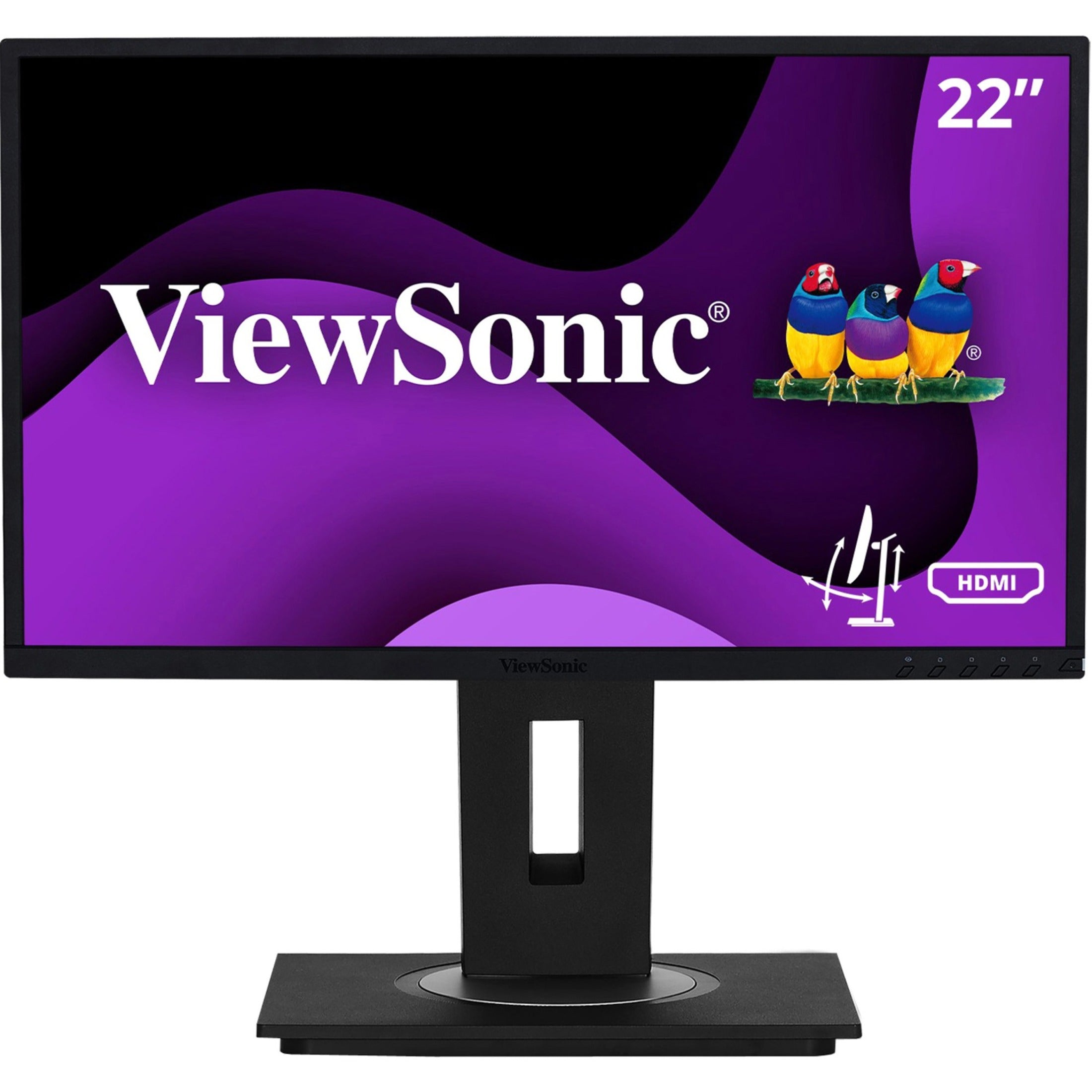 ViewSonic VG2248 Widescreen LCD Monitor, Full HD, Advanced Ergonomics