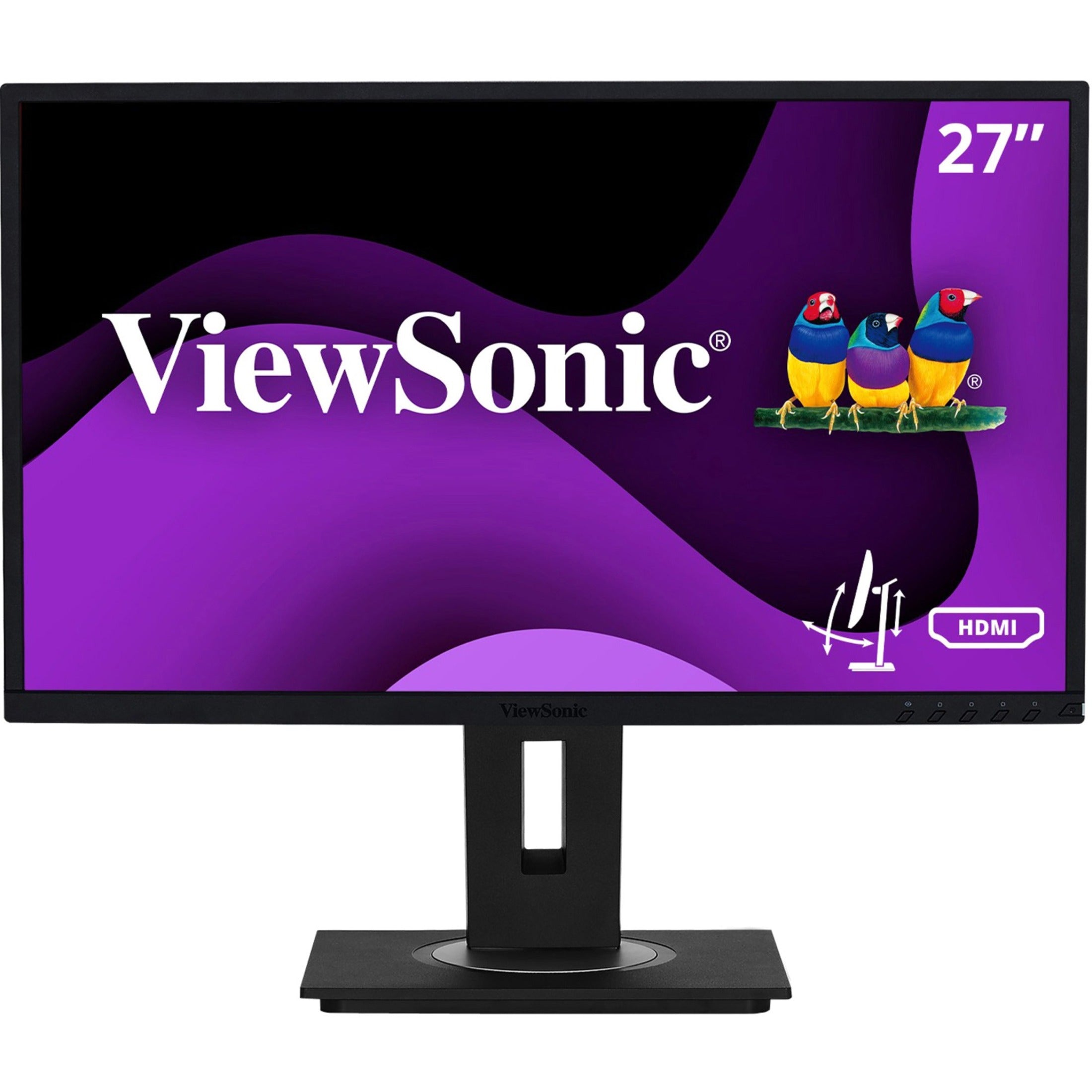 ViewSonic VG2748 Widescreen LCD Monitor, 27 Full HD, Advanced Ergonomics