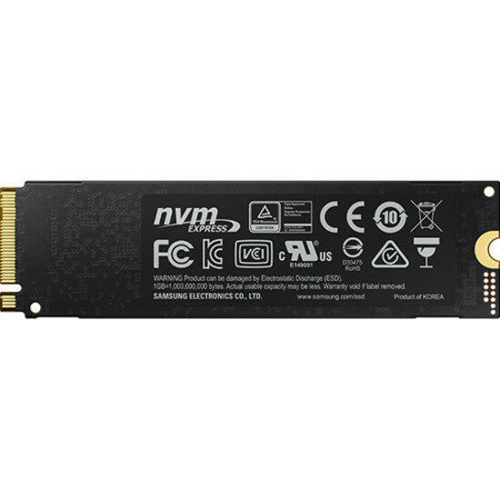 Samsung MZ-V7E500E 970 EVO Series 500GB PCIe NVMe M.2 Internal SSD, High-Speed Storage Solution for Desktop PC, Notebook, and Server