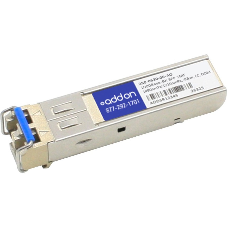 AddOn 280-0630-00-AO Ciena SFP (mini-GBIC) Module, LC 1000Base-BX Network, Single-mode, Gigabit Ethernet