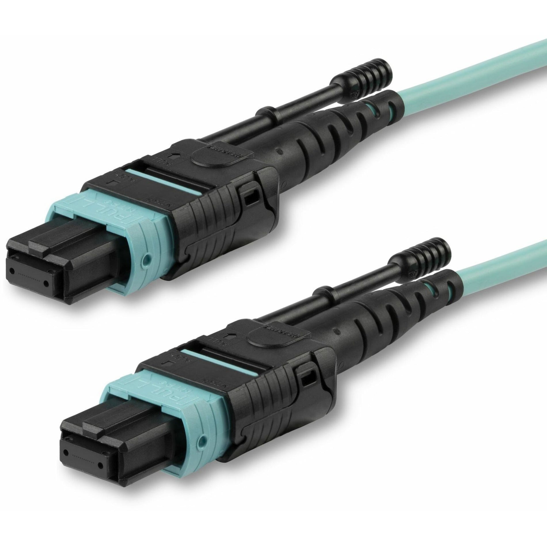 StarTech.com MPO12PL10M Fiber Optic Network Cable, 10m 30 ft Plenum-Rated MTP to MTP Cable, OM3, 40G MPO Cable