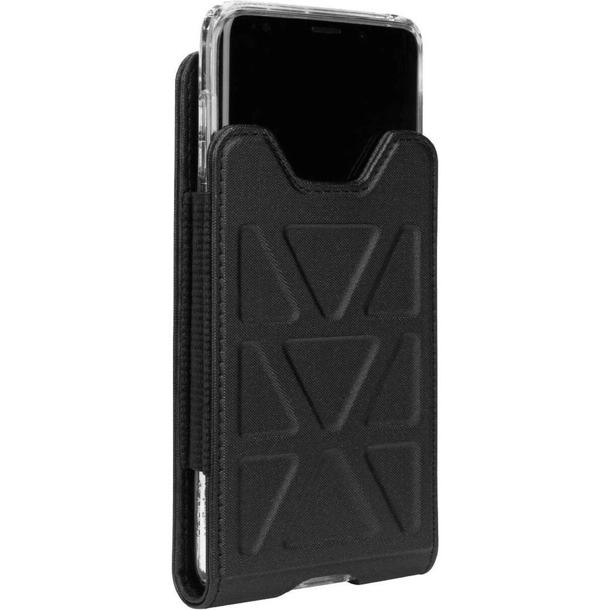 Targus TFD151GLZ Field-Ready Universal Holster for 4.7" Smartphones, Belt Clip, Bump and Scratch Resistant, Black