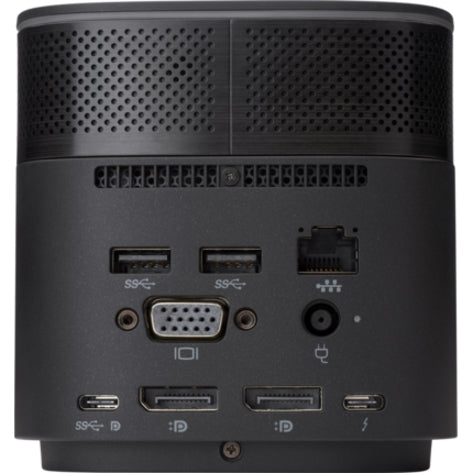 HP Thunderbolt Dock 120W G2 with Audio, USB Type C, 5 USB Ports, VGA, DisplayPort, RJ-45, Headphone/Microphone Combo Port