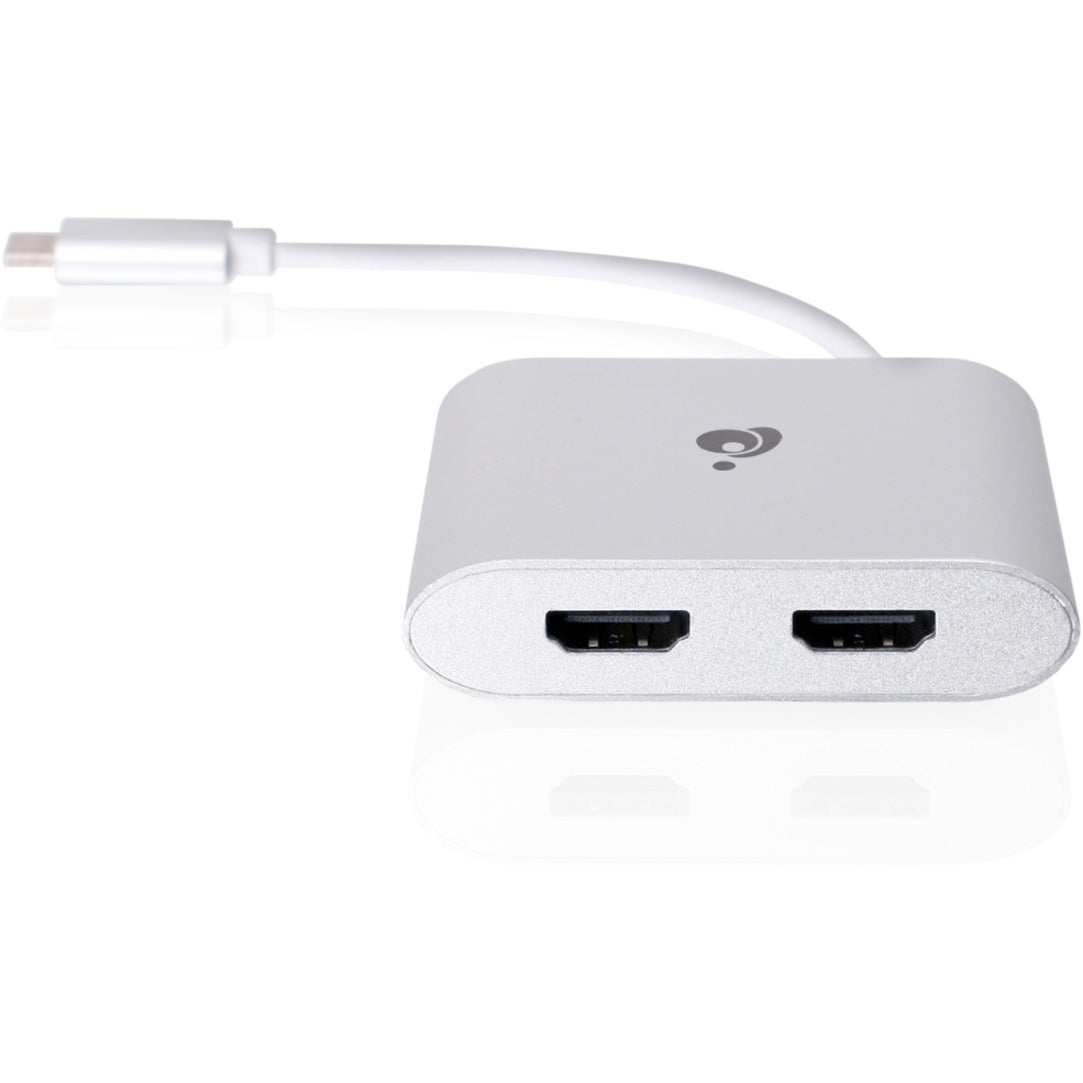 IOGEAR GUC3CHD22 USB-C to Dual 4K Adapter, Connect Two 4K Monitors with a Single USB-C Port