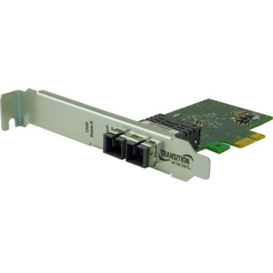 Transition Networks N-GXE-SC-02 Gigabit Ethernet Card, PCI Express 2.1 x1, Optical Fiber