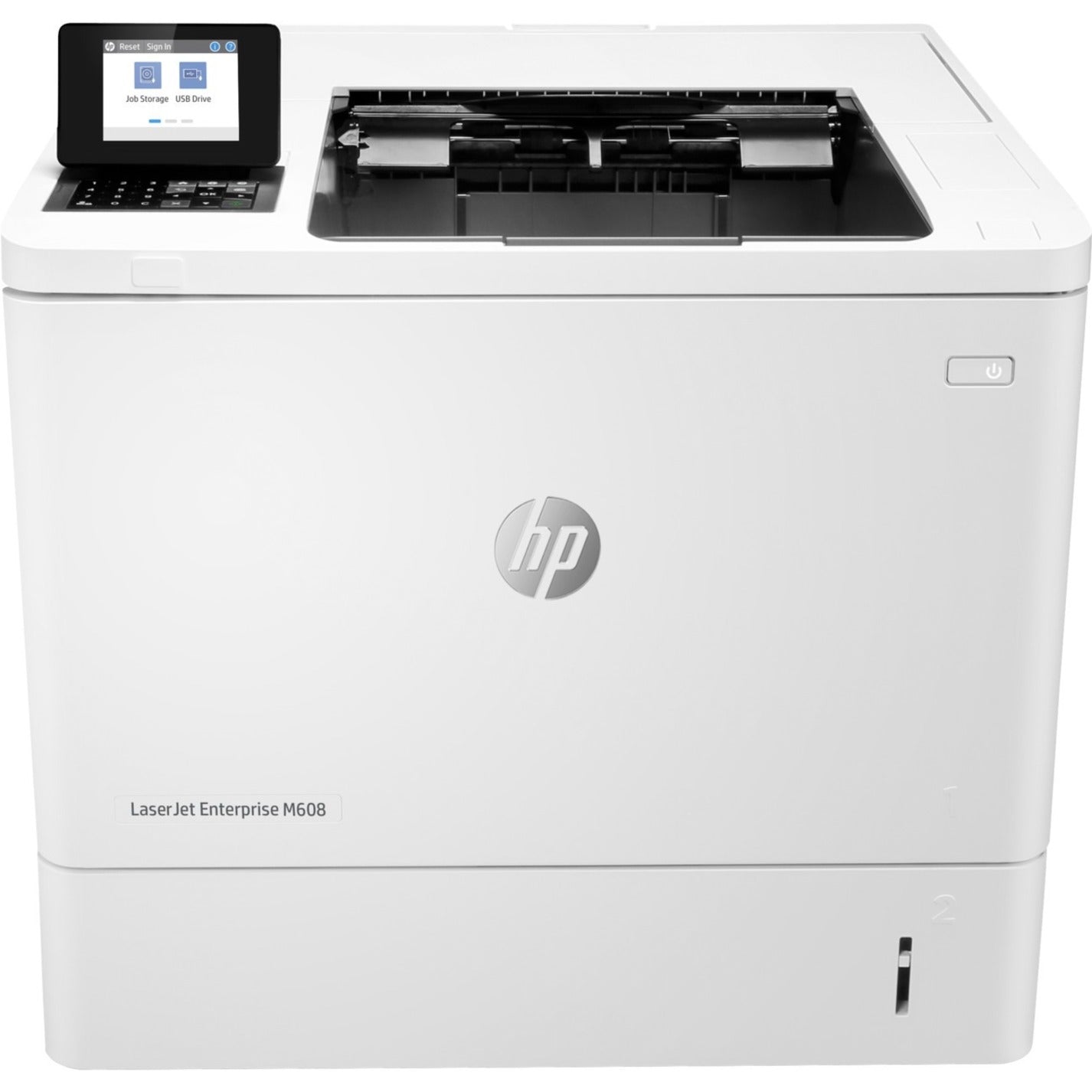 HP K0Q17AR#BGJ LaserJet M608n Desktop Laser Printer, Refurbished, Monochrome