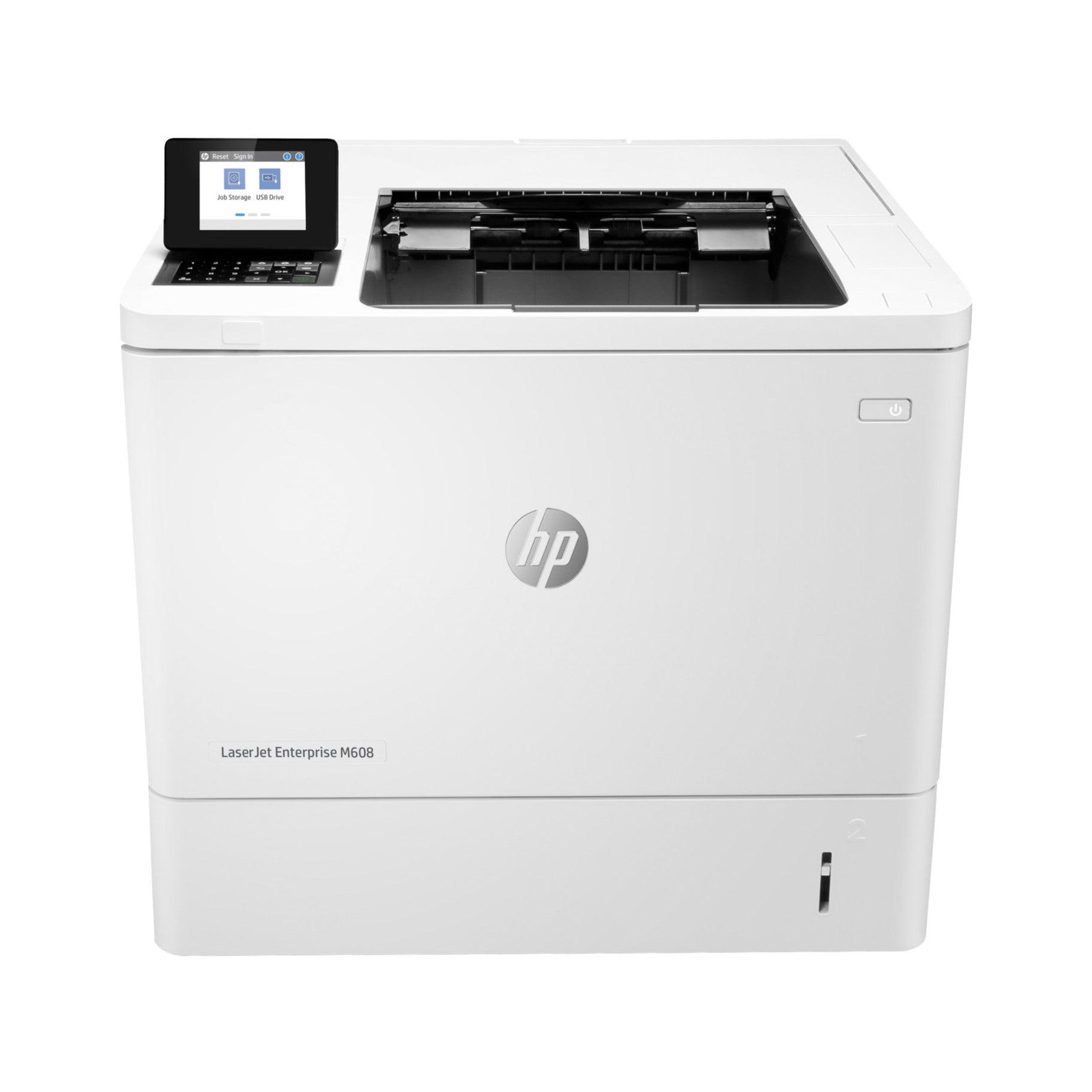 HP K0Q17AR#BGJ LaserJet M608n Desktop Laser Printer, Refurbished, Monochrome