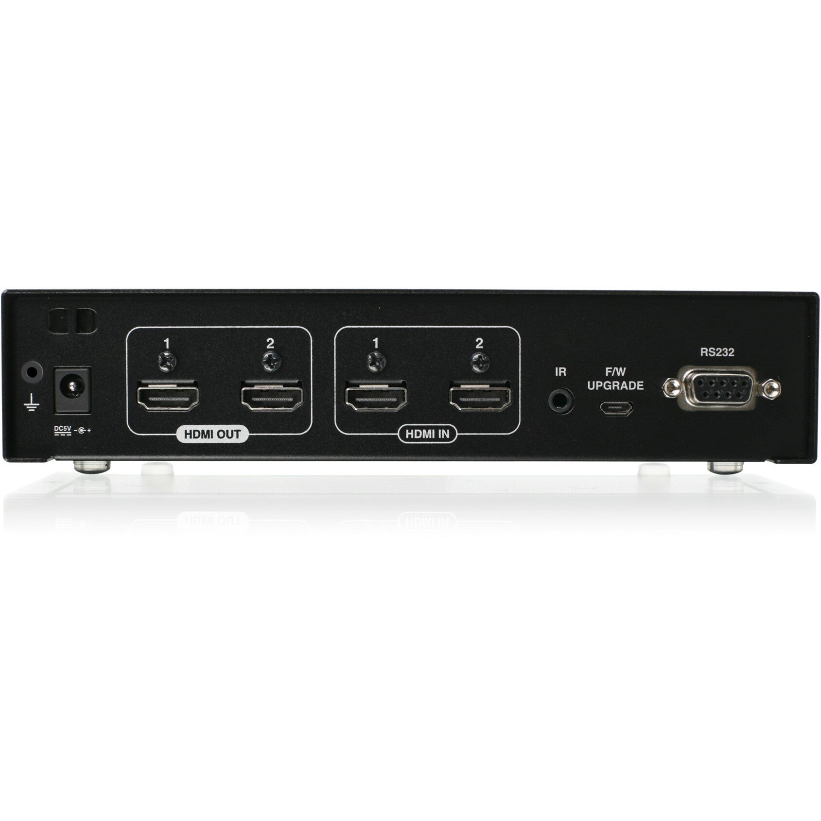 IOGEAR GHMS8422 2x2 HDMI Matrix Switch with 4K and RS-232 (TAA), 3-Year Warranty, Rack Mountable