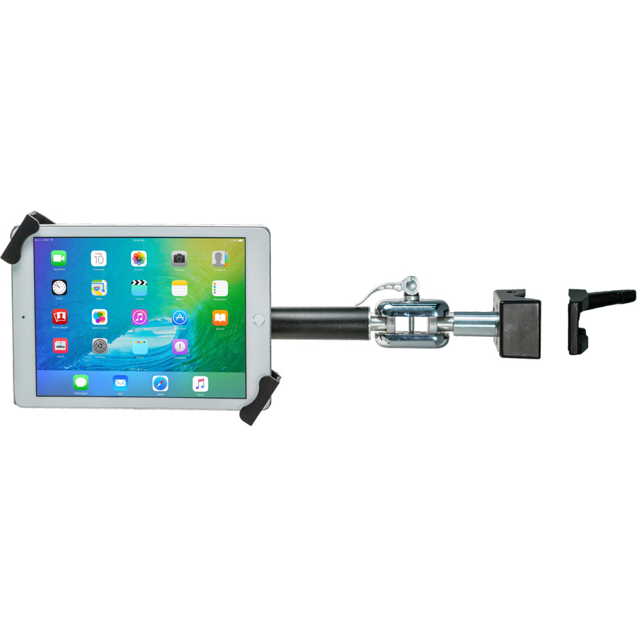 CTA Digital PAD-HPCS Multi-flex Clamp Mount for Tablet, iPad Pro, iPad Air, iPad mini, Heavy-Duty Security Pole Clamp for 7-14 Inch Tablets