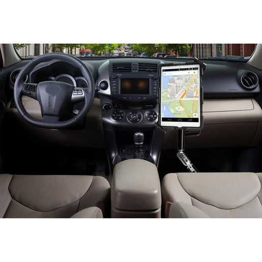 CTA Digital Multi-flex Vehicle Mount for Tablet, iPad mini, iPad Pro, iPad Air (PAD-MFQSC)
