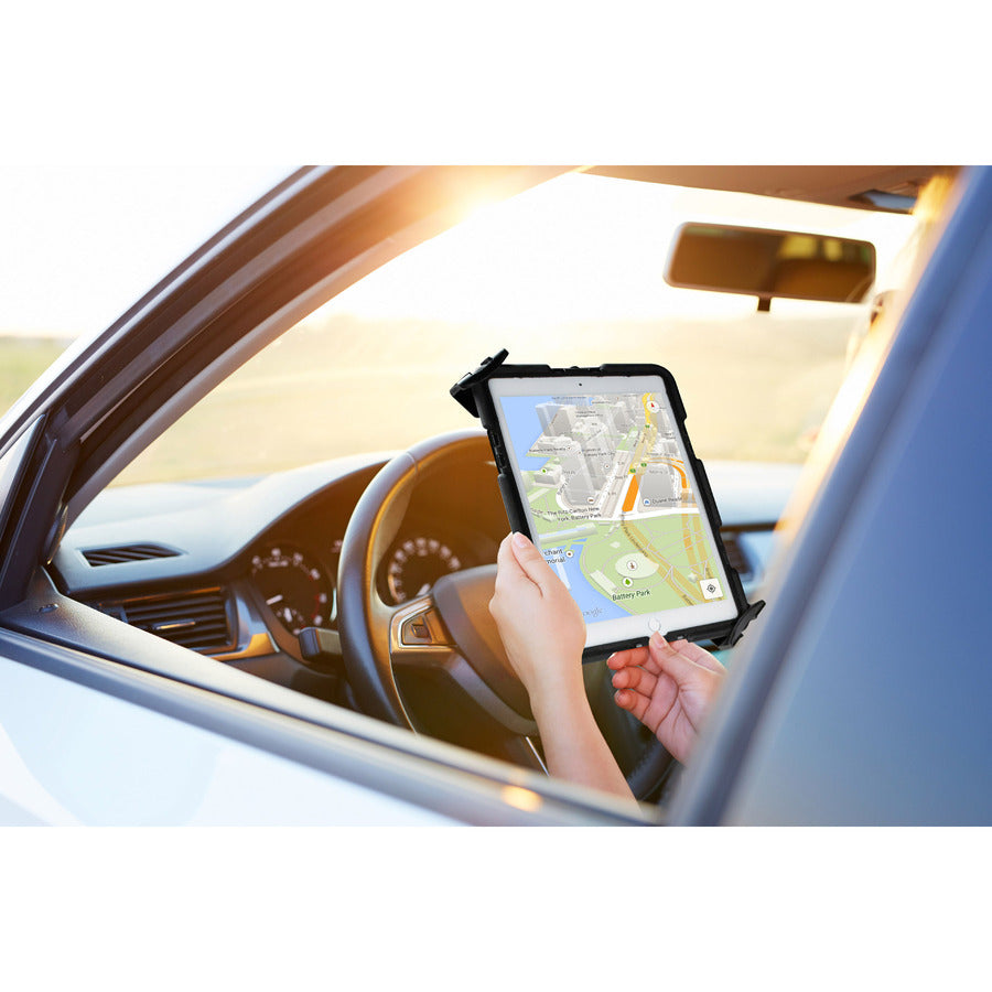 CTA Digital PAD-MFQSC Multi-Flex Quick Release Security Car Mount for Tablets, Vehicle Mount for iPad mini, iPad Pro, iPad Air