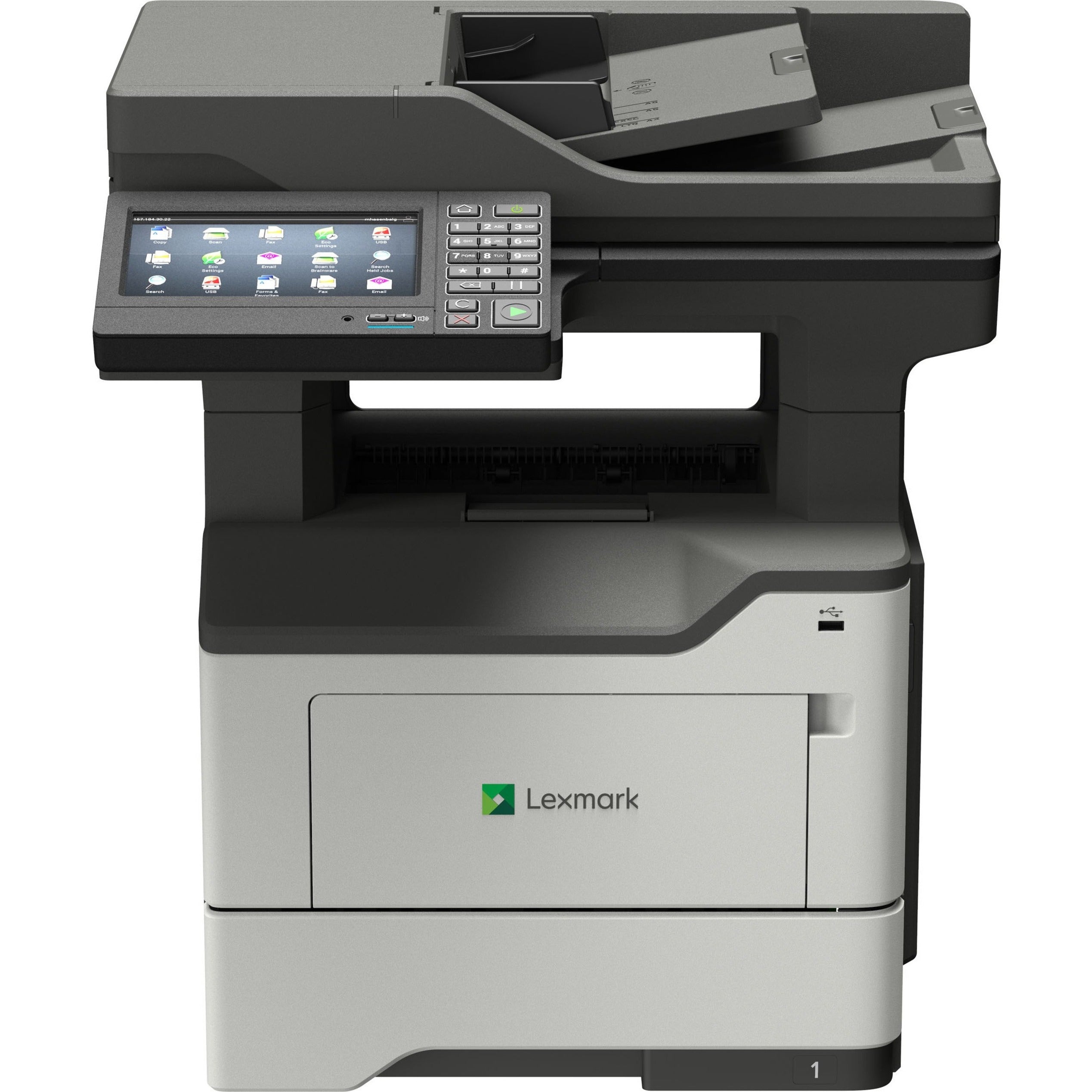 Lexmark 36ST915 MX622ade Multifunction Laser Printer, 50PPM, High Volume, Touchscreen