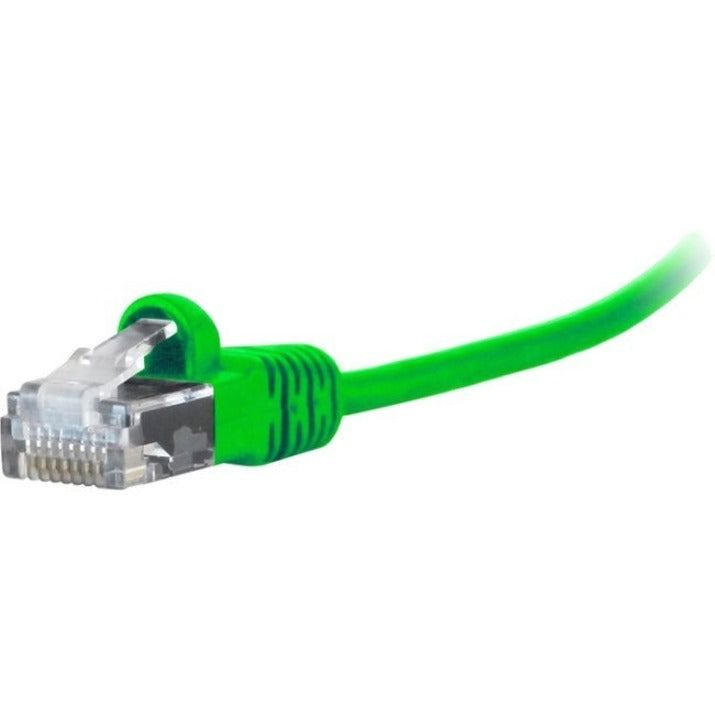 Comprehensive MCAT6-10PROGRN MicroFlex Pro AV/IT CAT6 Snagless Patch Cable Green 10ft, Lifetime Warranty