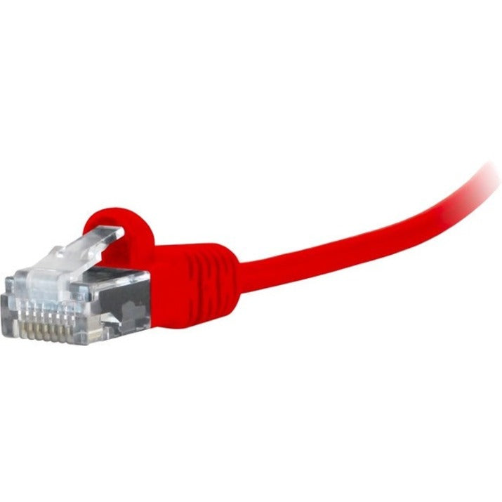 Comprehensive MCAT6-7PRORED MicroFlex Pro AV/IT CAT6 Snagless Patch Cable Red 7ft, Lifetime Warranty