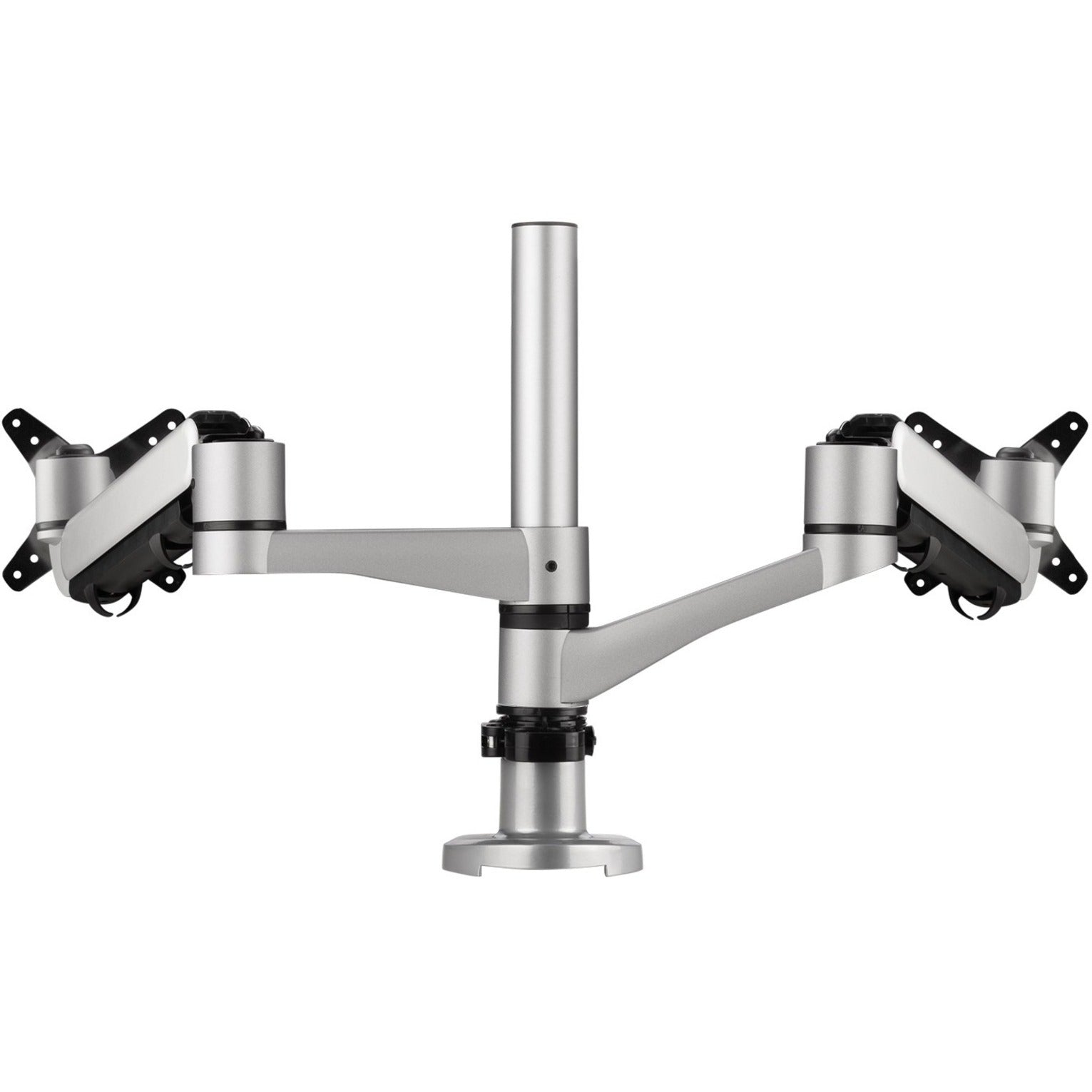 ViewSonic LCD-DMA-002 Spring-Loaded Dual Monitor Mounting Arm for Two Monitors up to 27", Adjustable Tension, Ergonomic, Cable Management