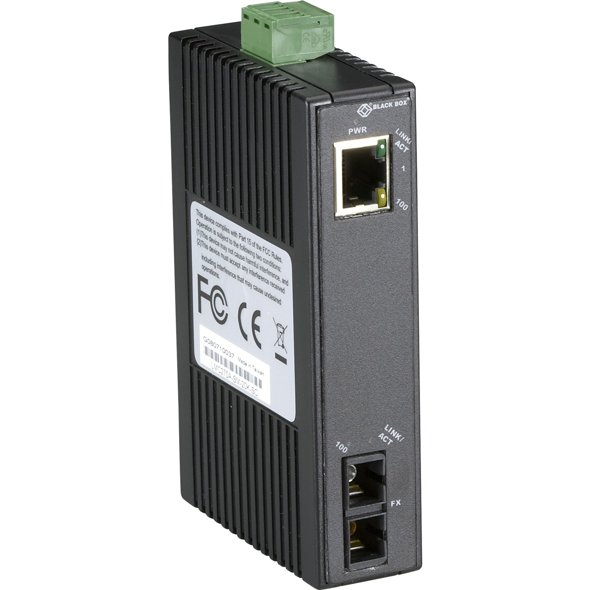 Black Box Transceiver/Media Converter (LMC270A-SM-20K-SC)
