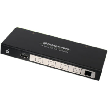 IOGEAR GHSW8441 True 4K 4-Port Switcher with HDMI Connection, 4K Video Resolution, 3-Year Warranty, HDMI In/Out