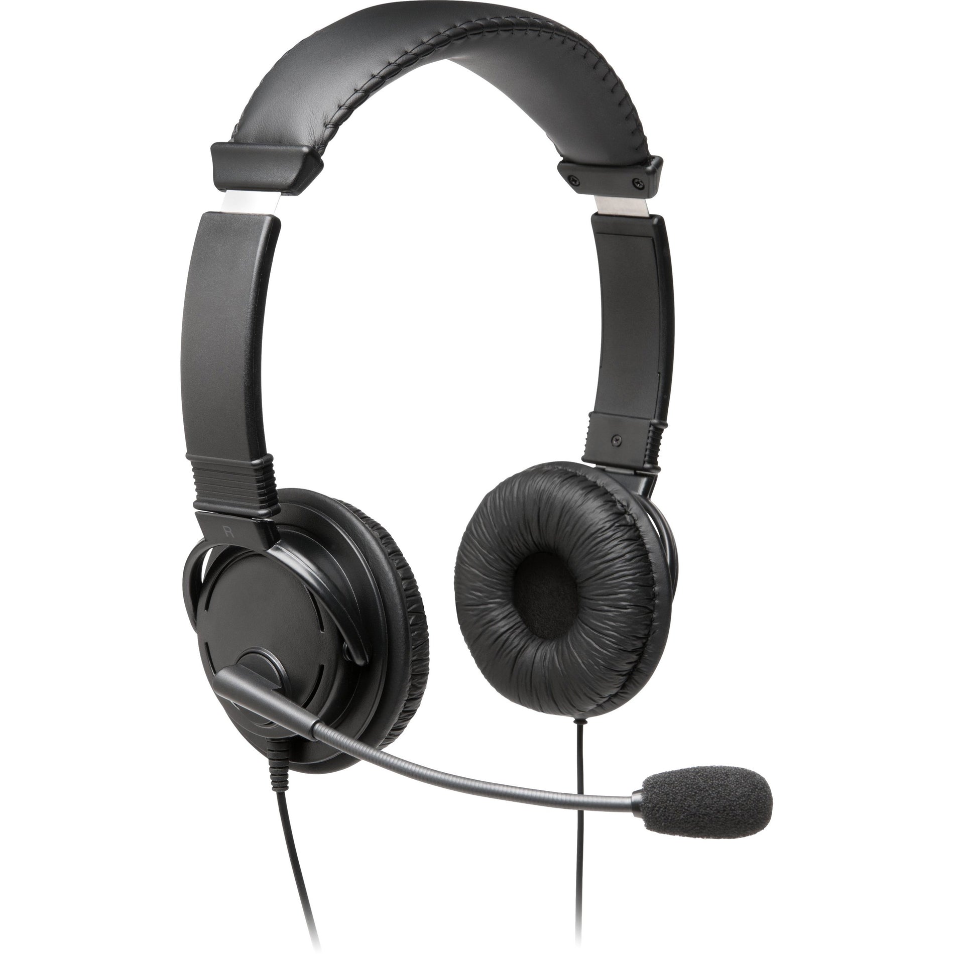 Kensington K97601WW Classic USB-A Headset with Mic, Comfortable, Noise Cancelling, 6 ft Cable
