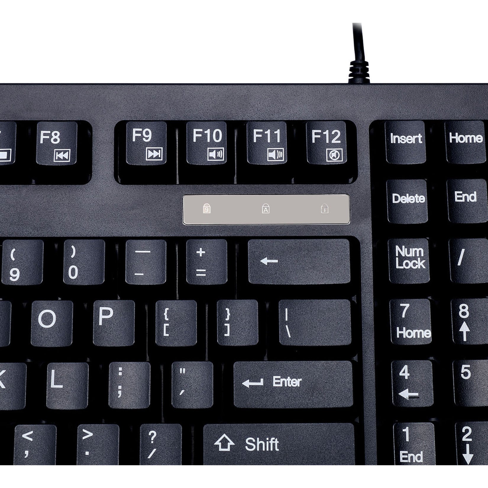 Adesso AKB-425UB-MRP Easy Touch Touchpad Keyboard with Rackmount, USB Cable, Quiet Keys, Compact Keyboard