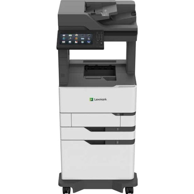Lexmark 25B0611 MX826adxe Multifunction Laser Printer, Monochrome, 70 ppm, Automatic Duplex Print