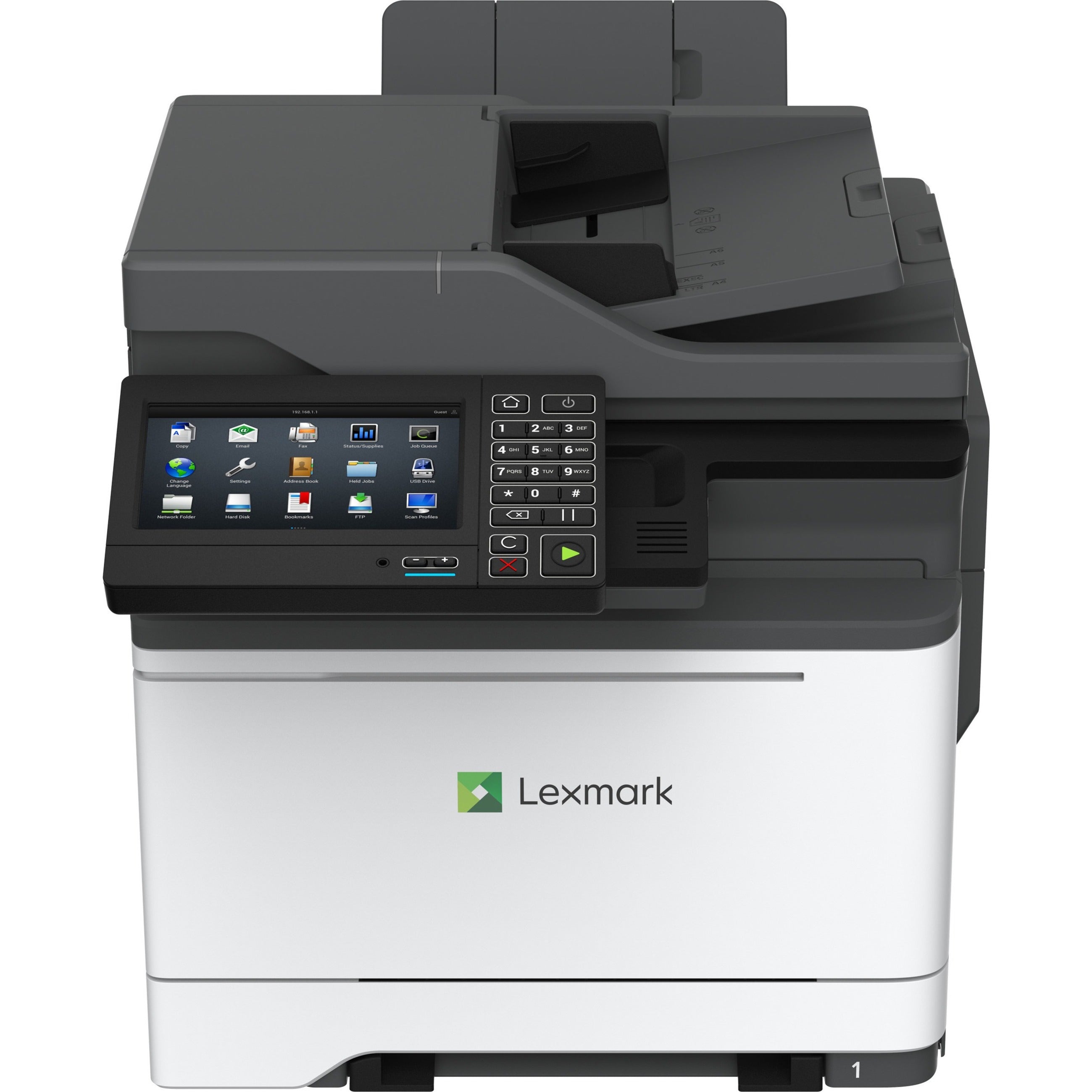 Lexmark 42C7780 CX625ade Color Laser Multifunction Printer, Automatic Duplex Printing, 40 ppm Print Speed, 2400 x 600 dpi Resolution