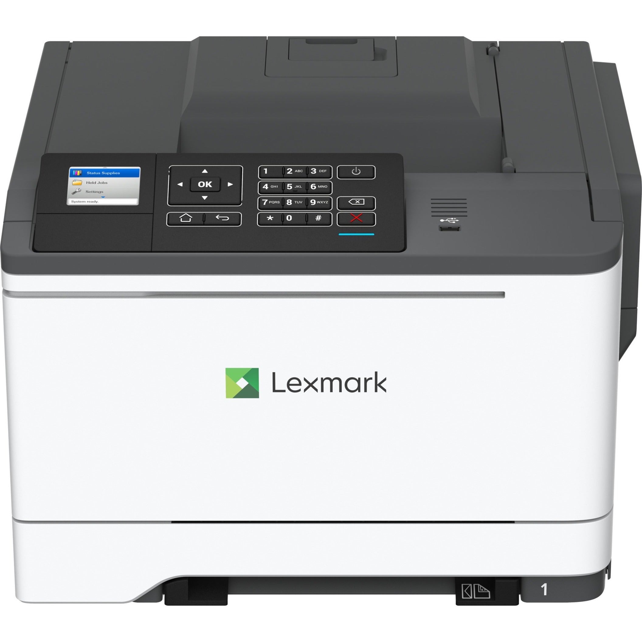 Lexmark 42C0060 CS521dn Color Laser Printer, Automatic Duplex Printing, USB Direct Printing, 35 ppm Print Speed