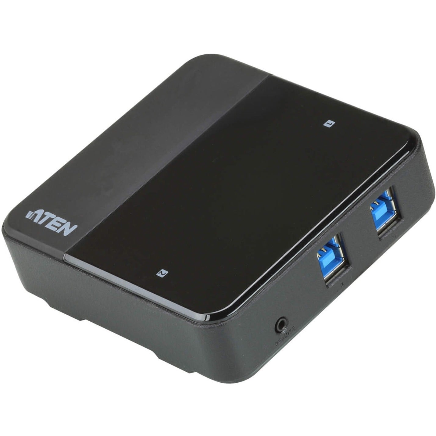 ATEN US3324 2 x 4 USB 3.2 Gen1 Peripheral Sharing Switch, 4 USB Ports, Easy PC/Mac/Linux Connectivity