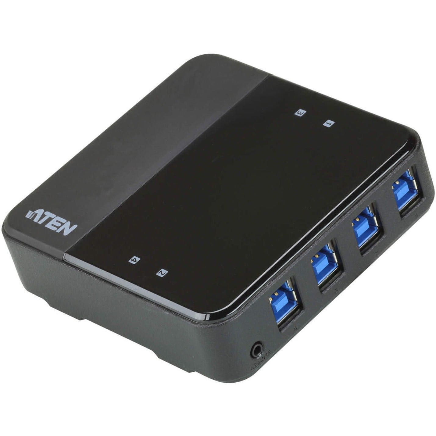 ATEN US3344 4 x 4 USB 3.2 Gen1 Peripheral Sharing Switch, 8 USB Ports, USB 3.2 Gen 1 Type-B Interface