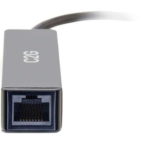 C2G 29826 USB C to Ethernet Gigabit Network Adapter, USB Type-C to RJ-45 - M/F, Portable, 1000Base-T