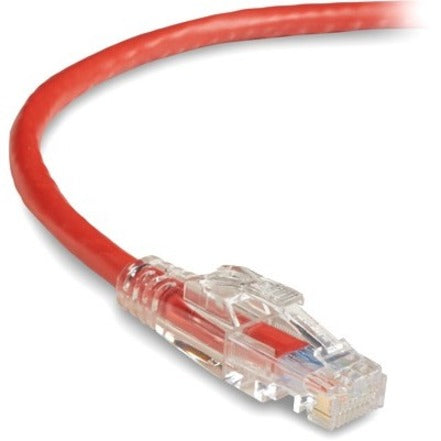 Black Box C6PC80-RD-20 GigaTrue 3 Cat.6 UTP Patch Network Cable, 20 ft, Lockable, Rugged, Snagless, Red