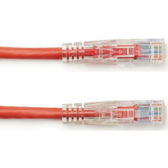 Black Box C6PC80-RD-20 GigaTrue 3 Cat.6 UTP Patch Network Cable, 20 ft, Lockable, Rugged, Snagless, Red