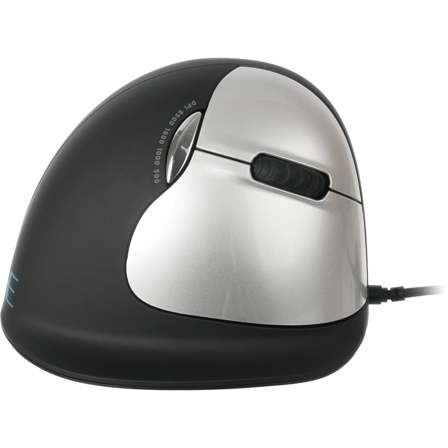 R-Go Tools Wired Vertical Ergonomic Mouse, Large, Right Hand, Black (RGOHELA) Alternate-Image1 image