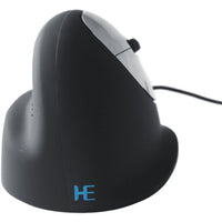 R-Go Tools Wired Vertical Ergonomic Mouse, Medium, Right Hand, Black (RGOHE) Alternate-Image2 image