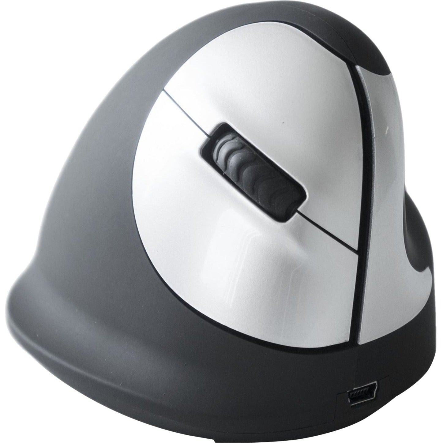 R-Go Tools Wireless Vertical Ergonomic Mouse, Medium, Right Hand, Black (RGOHEWL) Main image