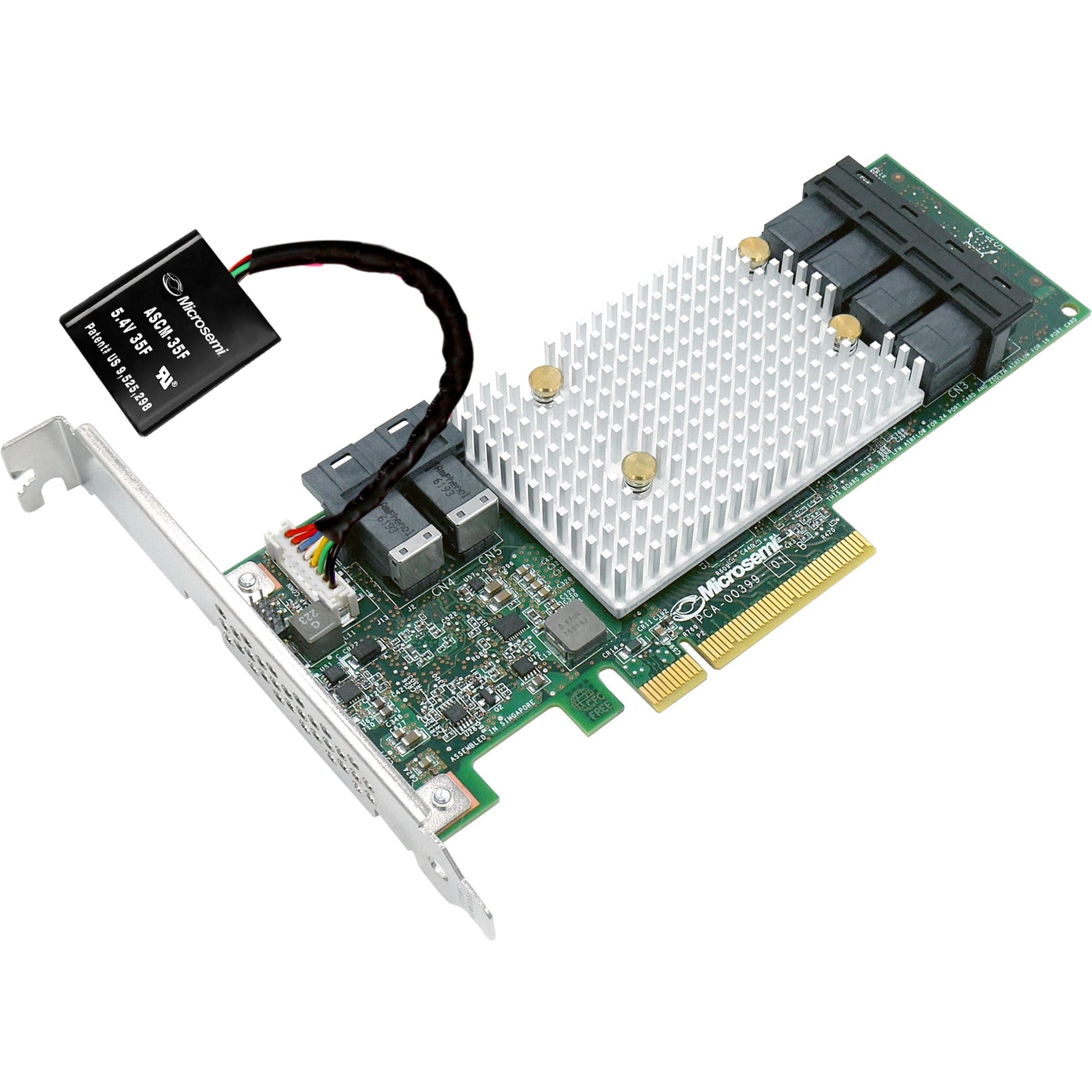 Microchip Adaptec 2294600-R SmartRAID 3154-8i16e Single, 12Gb/s SAS Controller, 24 SAS Ports