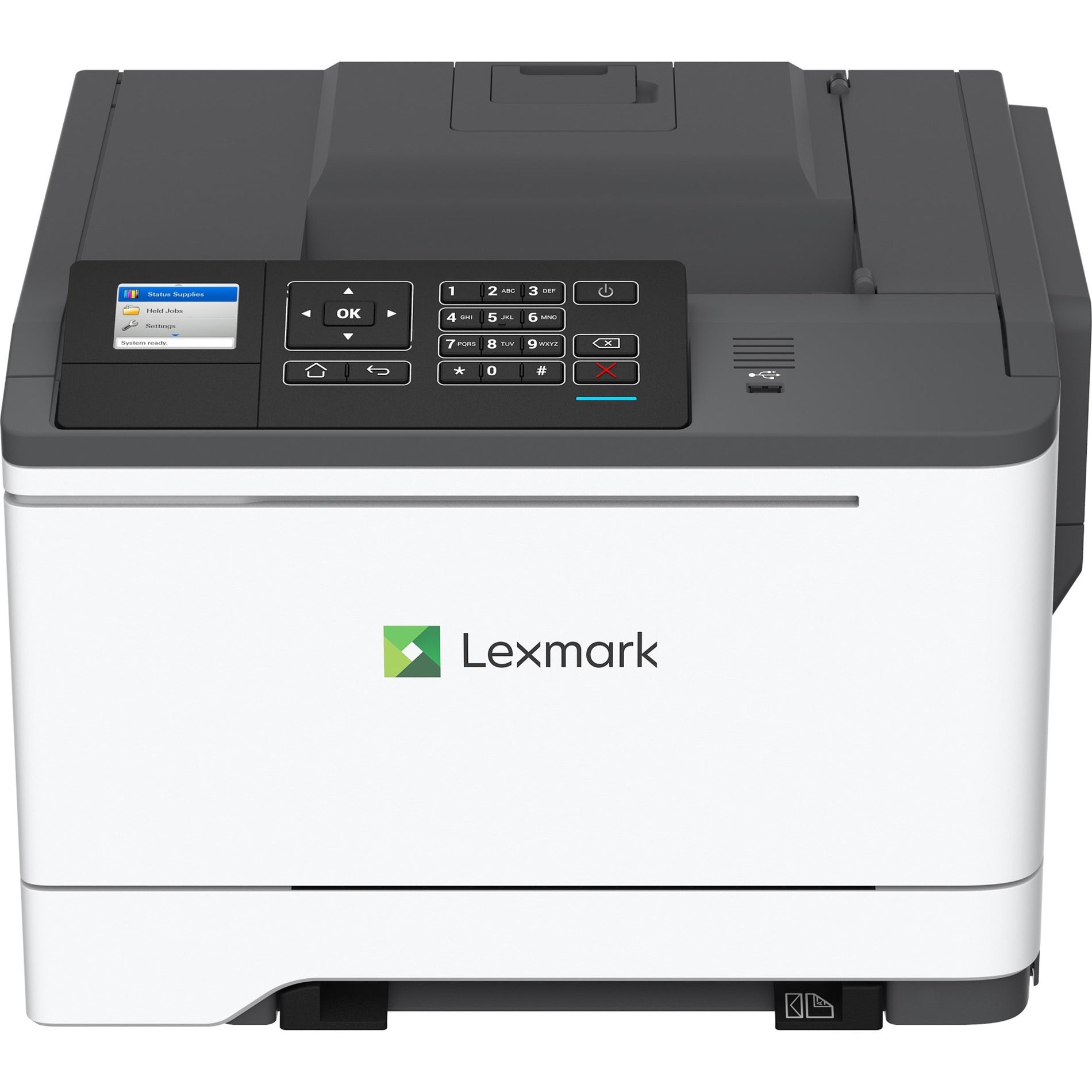 Lexmark 42CT060 CS521dn Color Laser Printer, Automatic Duplex Printing, USB Direct Printing, 35 ppm Print Speed
