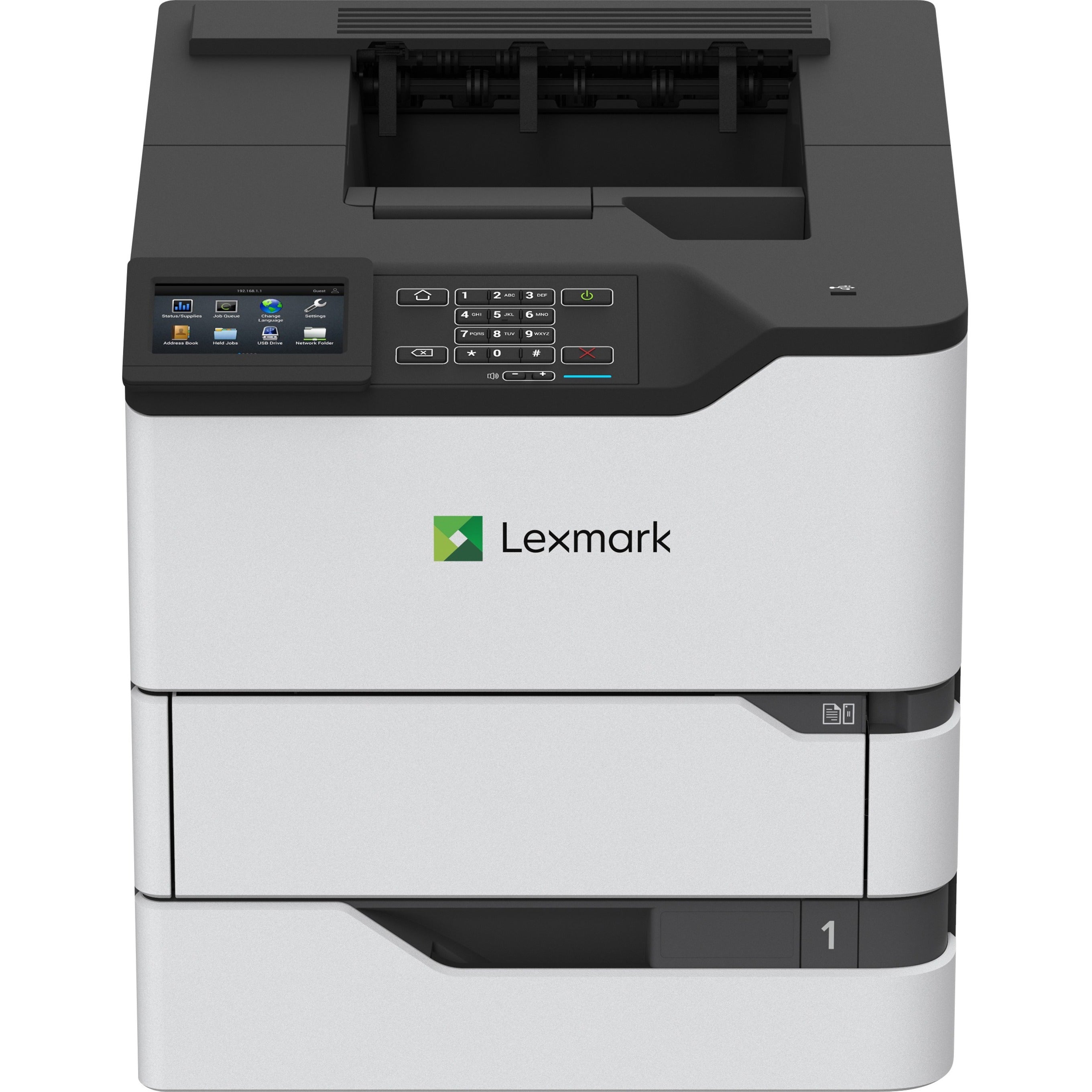 Lexmark 50GT310 MS826de Desktop Laser Printer - Monochrome, 70 ppm, 1200 x 1200 dpi, Automatic Duplex Printing