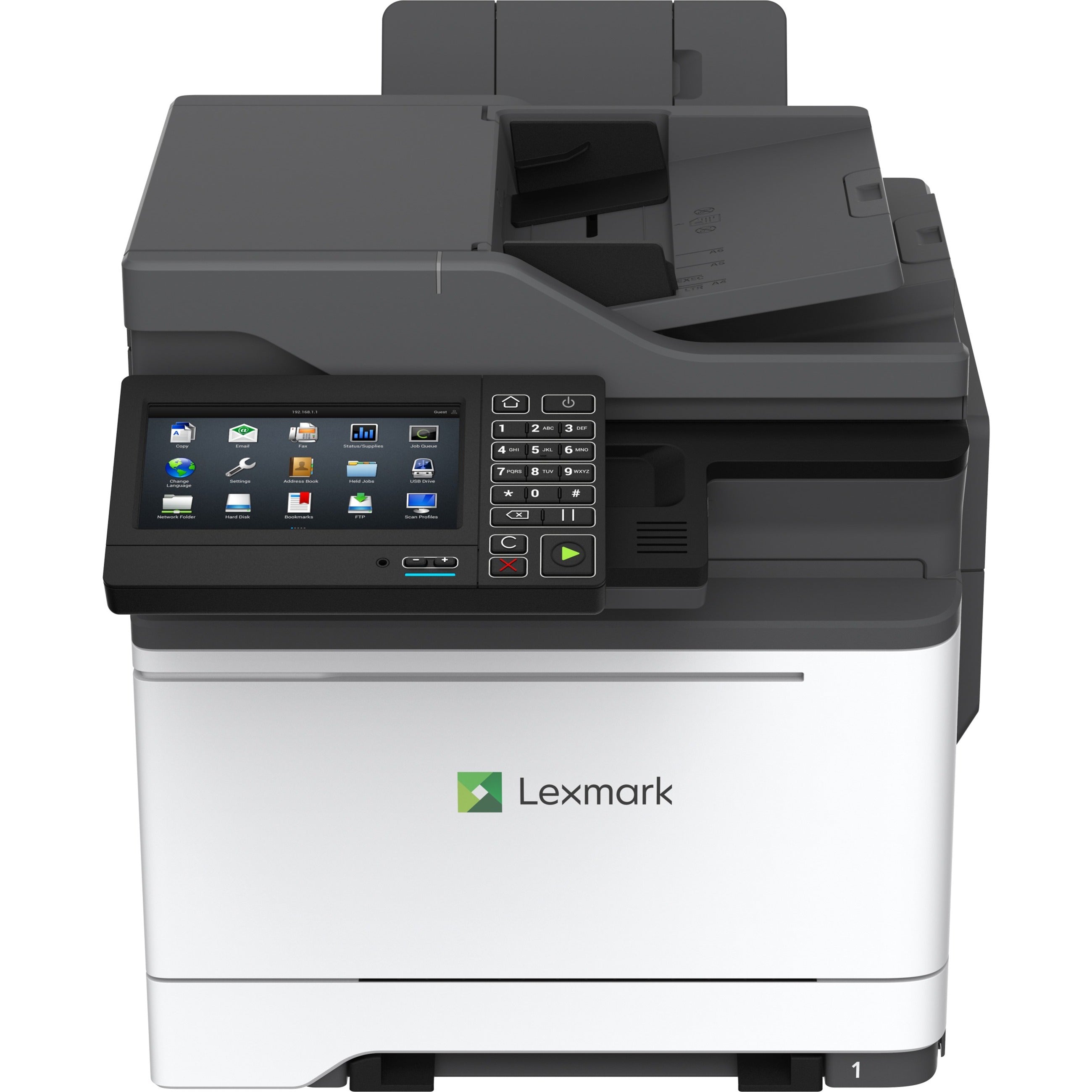 Lexmark 42CT781 CX625ade Color Laser Multifunction Printer, Automatic Duplex Printing, 40 ppm Print Speed, 2400 x 600 dpi Resolution