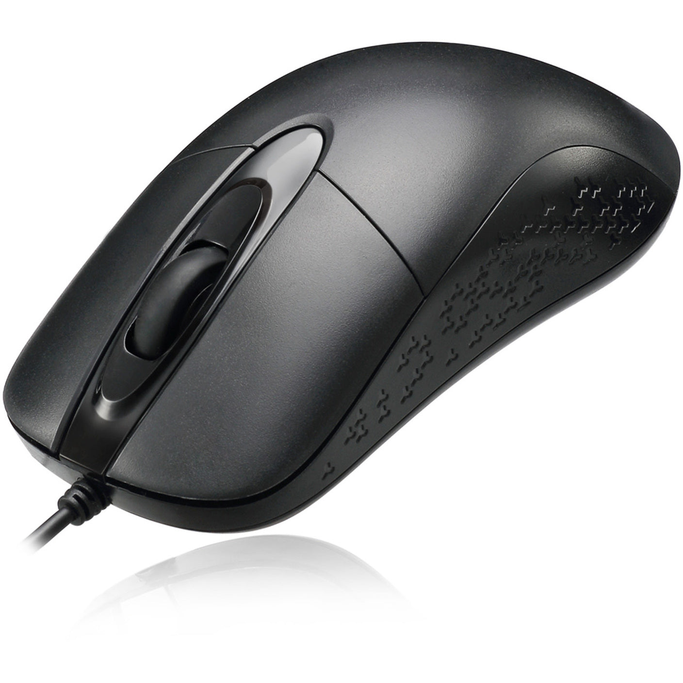 Adesso IMOUSE W4 Waterproof Antimicrobial Optical Mouse, Ergonomic Fit, Scroll Wheel, 1000 dpi