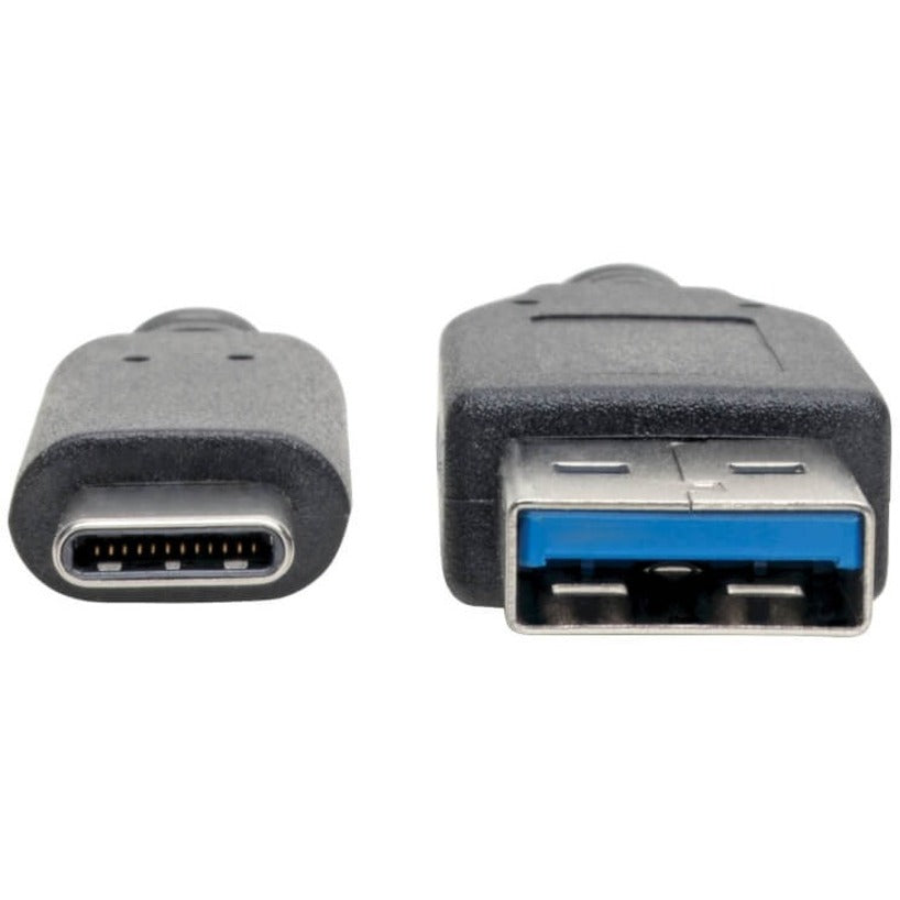 Tripp Lite U428-006 USB 3.1 Gen 1 (5 Gbps) Cable, USB Type-C (USB-C) to USB Type-A M/M, 6-ft., EMI/RF Protection, Molded, Reversible, Black