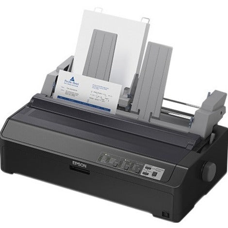 Epson C11CF40202 LQ-2090II NT Network Impact Printer, 24-pin, Monochrome, 550 cps