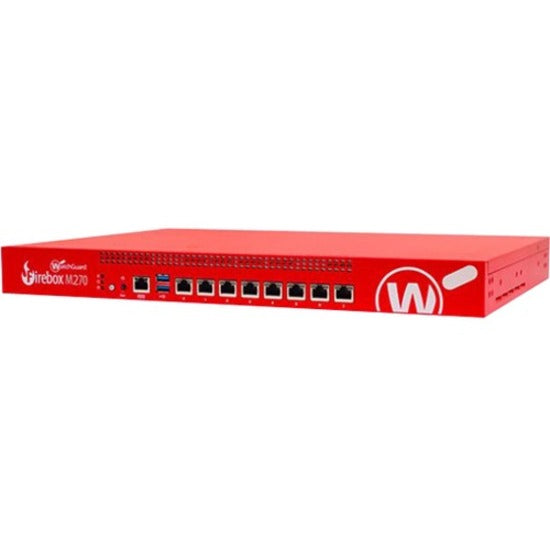WatchGuard WGM27073 Firebox M270 High Availability Firewall, Cyber Assault Protection, 8 Ports, Gigabit Ethernet