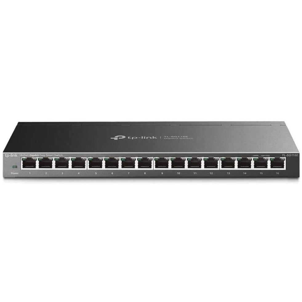 TP-Link TL-SG116E 16-Port Gigabit Unmanaged Pro Switch, Easy Setup and High-Speed Ethernet Connectivity