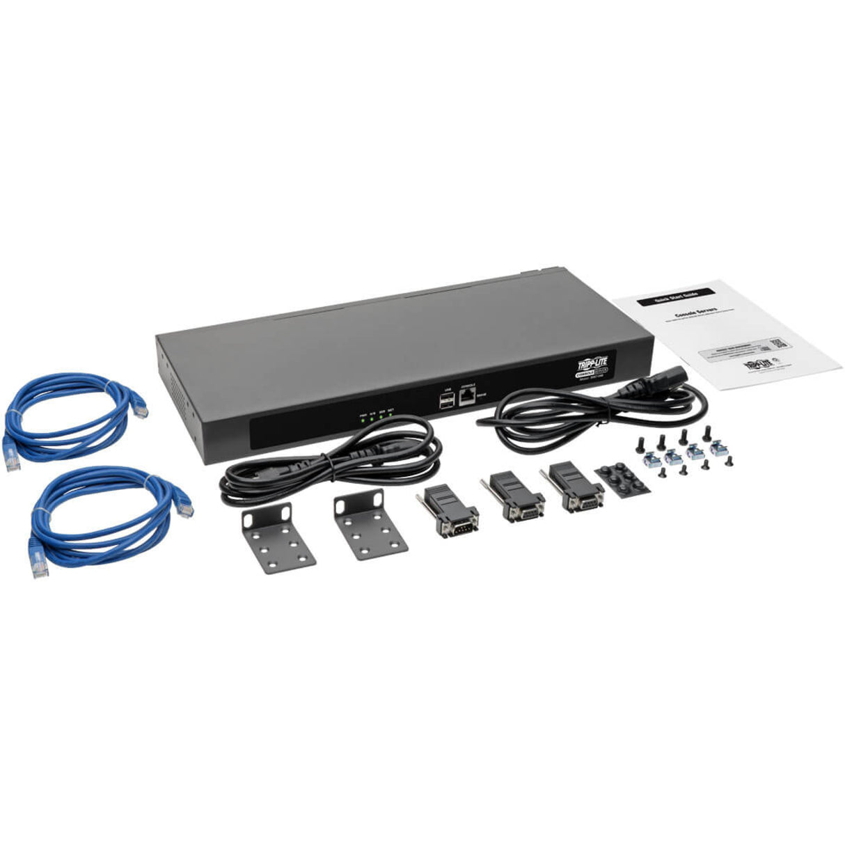 Tripp Lite B097-048 48-Port Serial Console Server, USB, Gigabit Ethernet, Rack-mountable, TAA Compliant