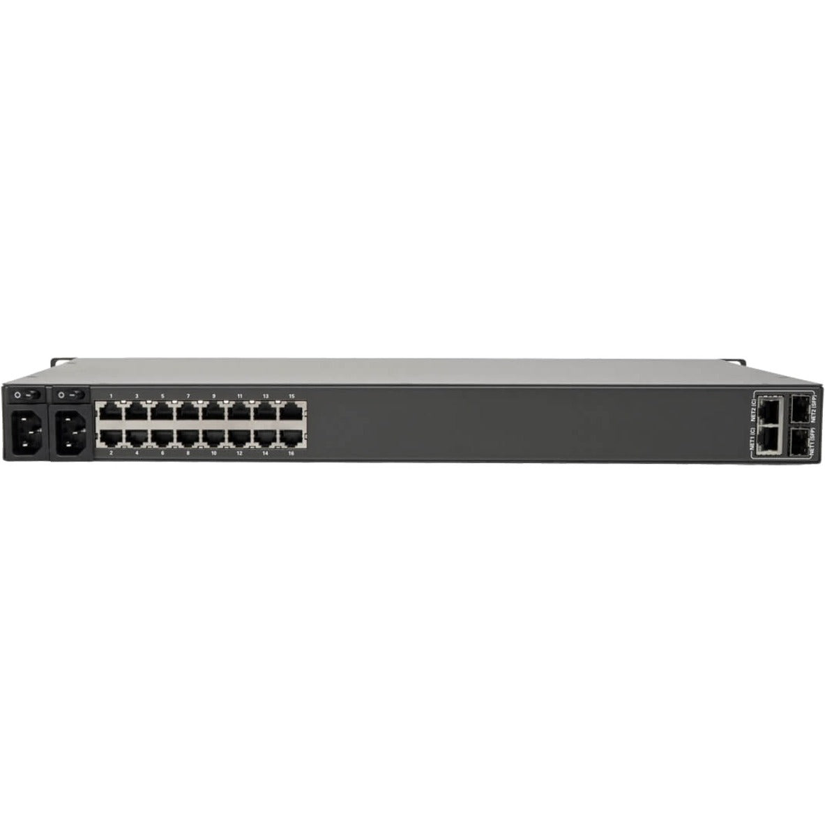 Tripp Lite B098-016-V 16-Port Serial Console Server, USB, Gigabit Ethernet, Rack-mountable, 2 Year Warranty
